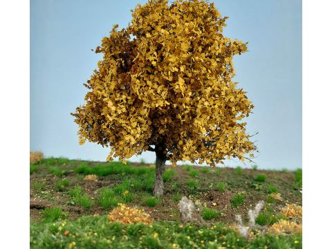 Silhouette Esdoorn - late herfst -  - geel - CA. 8cm - Z / N / TT / H0 (230-64)