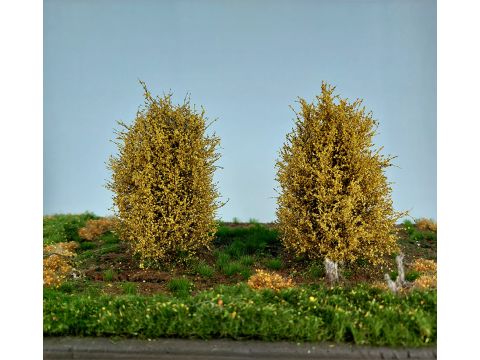 Silhouette Struiken set - Late herfst (geel) - ca. 8-10 cm (350-44)
