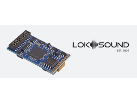 ESU LokSound 5 - DCC/MM/SX/M4 "lege decoder", 6-polig NEM651, retail, met speaker 11x15mm (ESU58416)