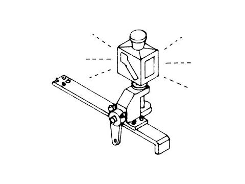 Weinert Modellbau LED-lichtgeleider-verlichte wissellantaarn voor Mein-Gleis-wissels (rechts/links) - H0 / 1:87 (72390)