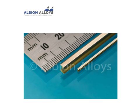 Albion Alloys Messing I Profiel - 2 x 1 mm (IB2)