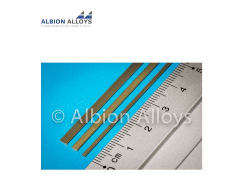 Albion Alloys Messing hoekprofiel - 1 x 1 mm (A1)
