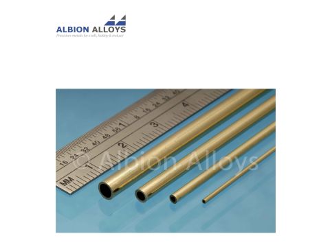 Albion Alloys Messing buis - 10 x 0.45 mm (BT10M)