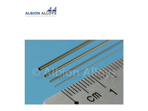 Albion Alloys Messing buis rond - 0.5 x 0.3 mm (MBT1M)