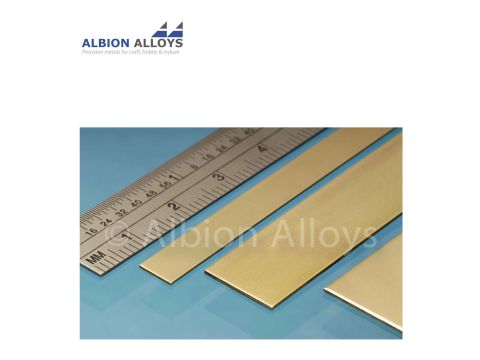 Albion Alloys Messing strip - 6 x 0.8 mm (BS7M)
