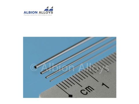 Albion Alloys Micro Aluminium buis - 0.4 x 0.2 mm (MAT04)
