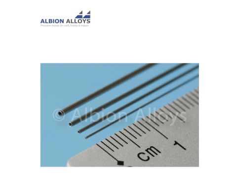 Albion Alloys Micro Nikkelzilver buis - 0.3 x 0.1 mm (NST03)