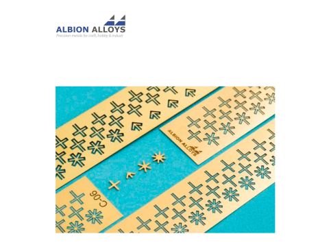 Albion Alloys P/E Connecto Crosses 0.4mm - 0 (C04)