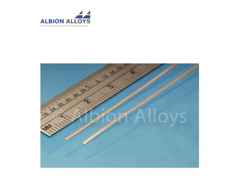 Albion Alloys Fosforbrons strip - 1 x 0.135 mm (PB1M)