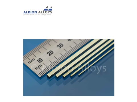 Albion Alloys Messing staaf vierkant - 1   x 1   mm (SBW10)