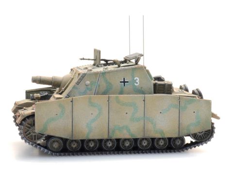 Artitec WM Sturmpanzer IV Brummbär Tarnung - Kant-en-klaar model uit resin, beschilderd - H0 / 1:87 (AR6870405)