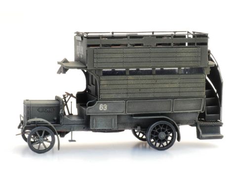 Artitec WWI Type B Omnibus - Kant-en-klaar model uit resin, beschilderd - H0 / 1:87 (AR6870414)