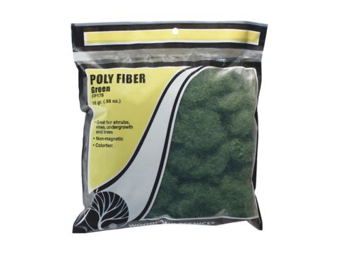 Woodland Scenics Poly Fiber Green - bag - 5,07 cm - ALL (WLS-FG178)