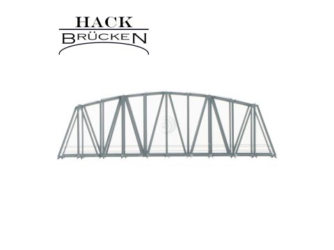 Hack Brücken Boogbrug - Enkelspoor B30 - Grijs - 30cm - H0 / 1:87 (13150)
