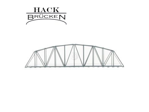 Hack Brücken Boogbrug - Enkelspoor B50 - Grijs - 50cm - H0 / 1:87 (13450)
