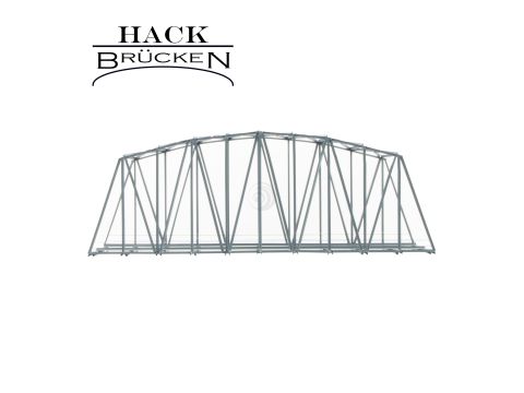 Hack Brücken Boogbrug - Dubbelspoor B42-2 - Grijs - 40cm - H0 / 1:87 (13300)
