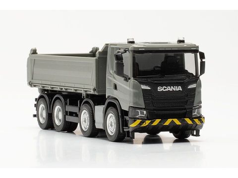 Herpa Scania CG 17 4a. B.K., grijs/geel - H0 / 1:87 (H315647)