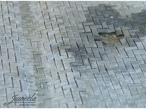 Juweela FLEXYWAY straatsteen segment visgraat - Grijs - 4x - 0 / 1:43,5 (JW24115)