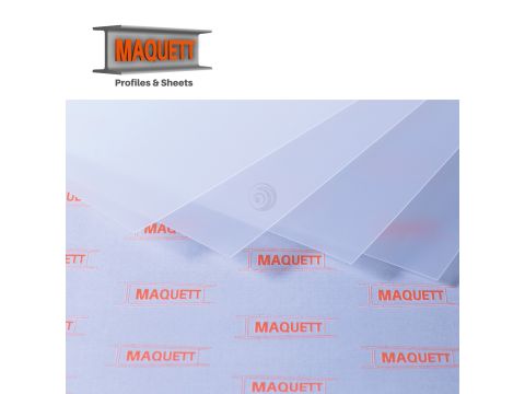 Maquett PVC plaat - Wit - 194x320x0.28mm (609-01)
