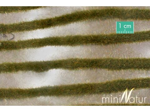 Mininatur Twee kleurige grasstrepen - Vroege herfst - ca. 67cm - H0 / TT (738-23S)