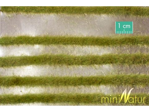 Mininatur Twee kleurige grasstrepen - Lente - ca. 67cm - H0 / TT (738-21S)