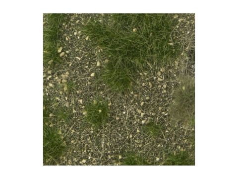 Mininatur Kalkrijke weide - Zomer - ca.8 x 15 cm - H0 / TT (719-22MS)