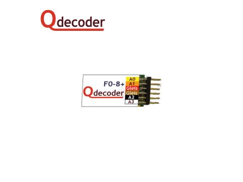 Qdecoder F0-8+ Funktionsdecoder Stecker (QD043)