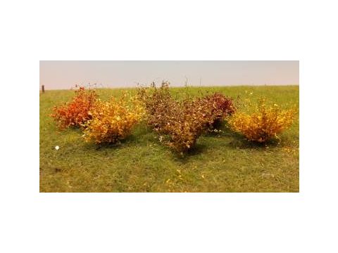 Silhouette Struiken assortiment - Herfst - ca. 3cm - H0 / TT (252-04)