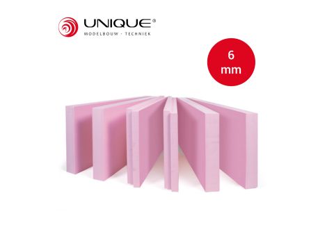 Unique Styrofoam roze - ca. 600 x 300 x 6 mm (30-9001-06)