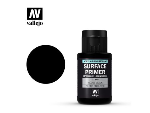 Vallejo Metal Color - Gloss Black - 32 ml / 1.08 fl oz (77660)