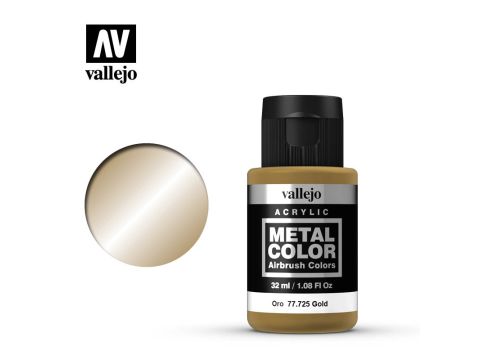 Vallejo Metal Color - Gold - 32 ml / 1.08 fl oz (77725)