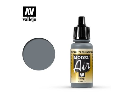 Vallejo Model Air - Barley Gray - Neutral Gray - 17 ml (71.051)