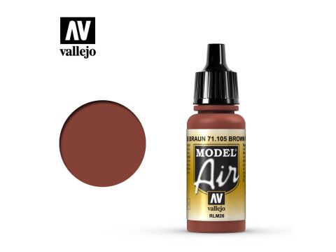 Vallejo Model Air - Brown Rlm 26 - 17 ml (71.105)