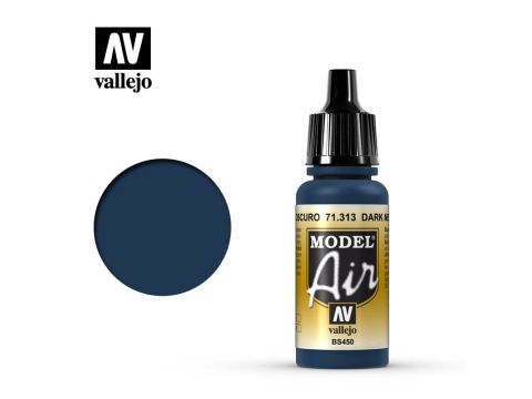 Vallejo Model Air - Dark Mediterranean Blue - 17 ml (71.313)