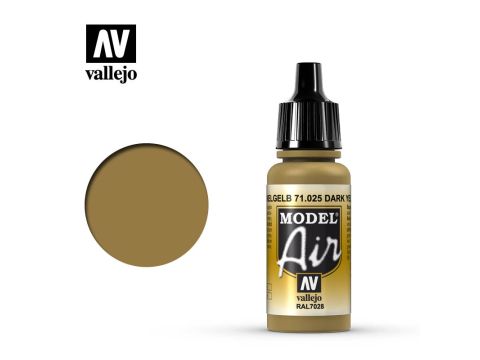 Vallejo Model Air - Dark Yellow - 17 ml (71.025)