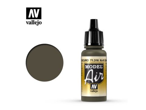 Vallejo Model Air - N. 41 Dark Olive Drab - 17 ml (71.316)