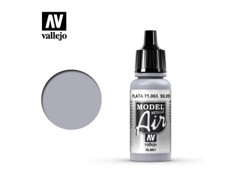 Vallejo Model Air - Silver - 17 ml (71.063)