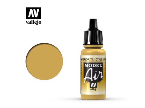 Vallejo Model Air - US Interior Yellow - 17 ml (71.107)