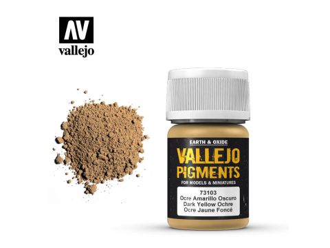 Vallejo Pigments - Dunkel Eixenoxidgelb - 30 ml (73.103)