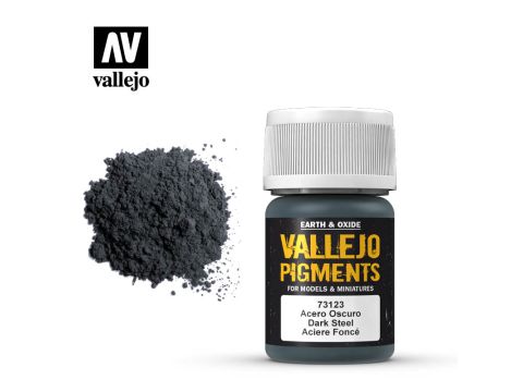 Vallejo Pigments - Dunkler Stahl - 30 ml (73.123)
