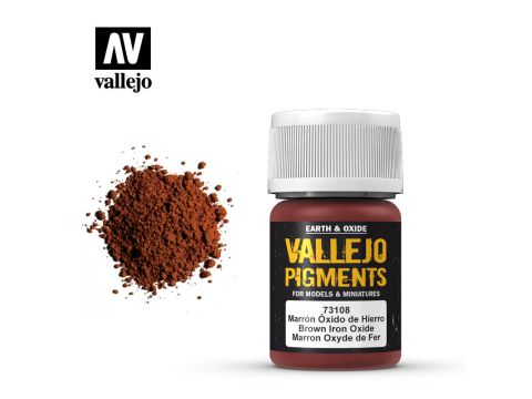 Vallejo Pigments - Eisenoxidbraun - 30 ml (73.108)
