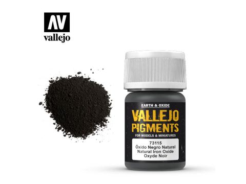 Vallejo Pigments - Eisenoxidschwarz - 30 ml (73.115)