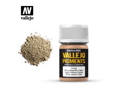 Vallejo Pigments - Helles Eisenoxidgelb - 30 ml (73.102)