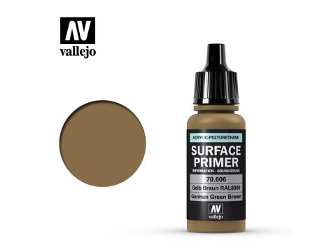 Vallejo Surface Primer - German Green Brown - 17 ml (70.606)