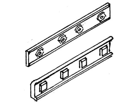 Weinert - Mein Gleis Geëtste nikkel silver railverbinding voor code 75-profiel, voor Nem en RP-25 Wielen (40 stuks - H0 / 1:87 (74017)