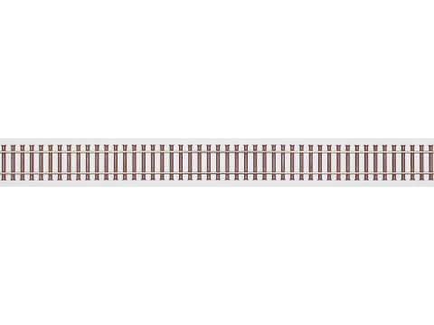 Weinert - Mein Gleis Flexrail op bielzen met staalmotief lengte 914mm - H0 / 1:87 (74002)