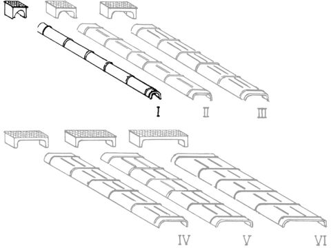 Weinert Modellbau Plaatstalen kanalen en rolboxen voor trekkabels in maat I - H0 / 1:87 (72071)