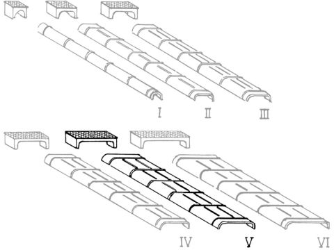 Weinert Modellbau Plaatstalen kanalen en rolboxen voor trekkabels in maat V - H0 / 1:87 (72075)