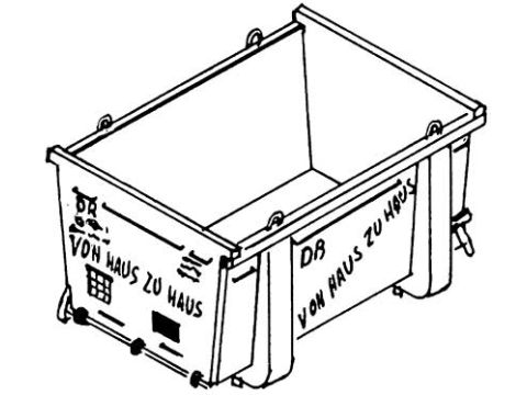 Weinert Modellbau Afvalcontainer  - H0 / 1:87 (4366)