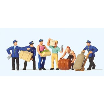 Preiser Personeel goederenloods - H0 / 1:87 (PR10016)